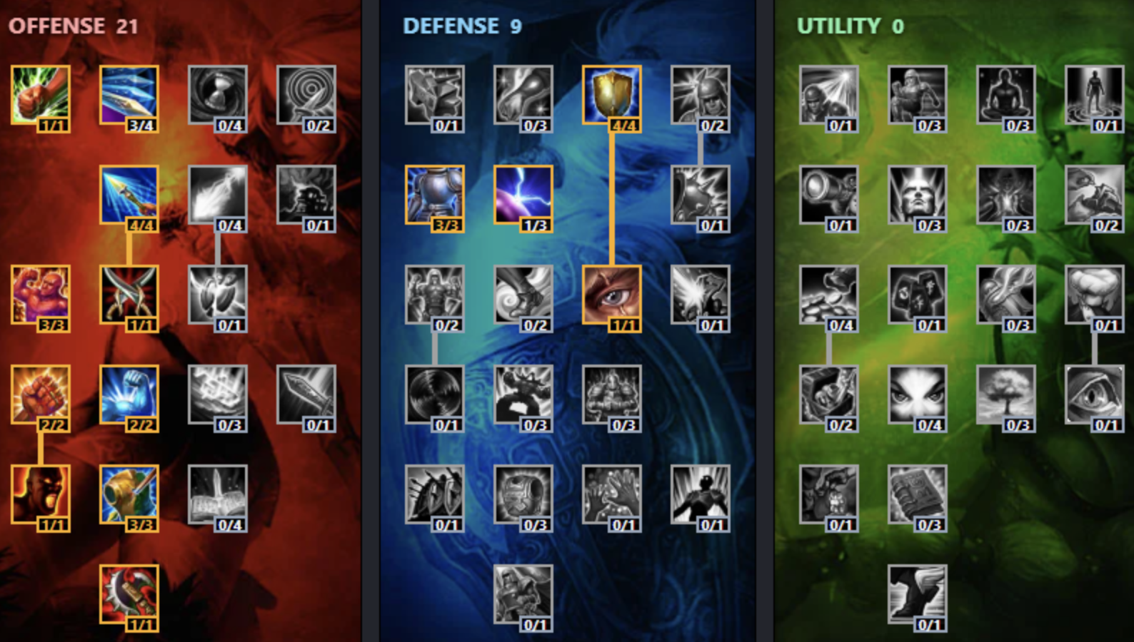 tryndamere classic masteries