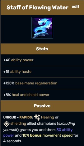 Staff of Flowing Water