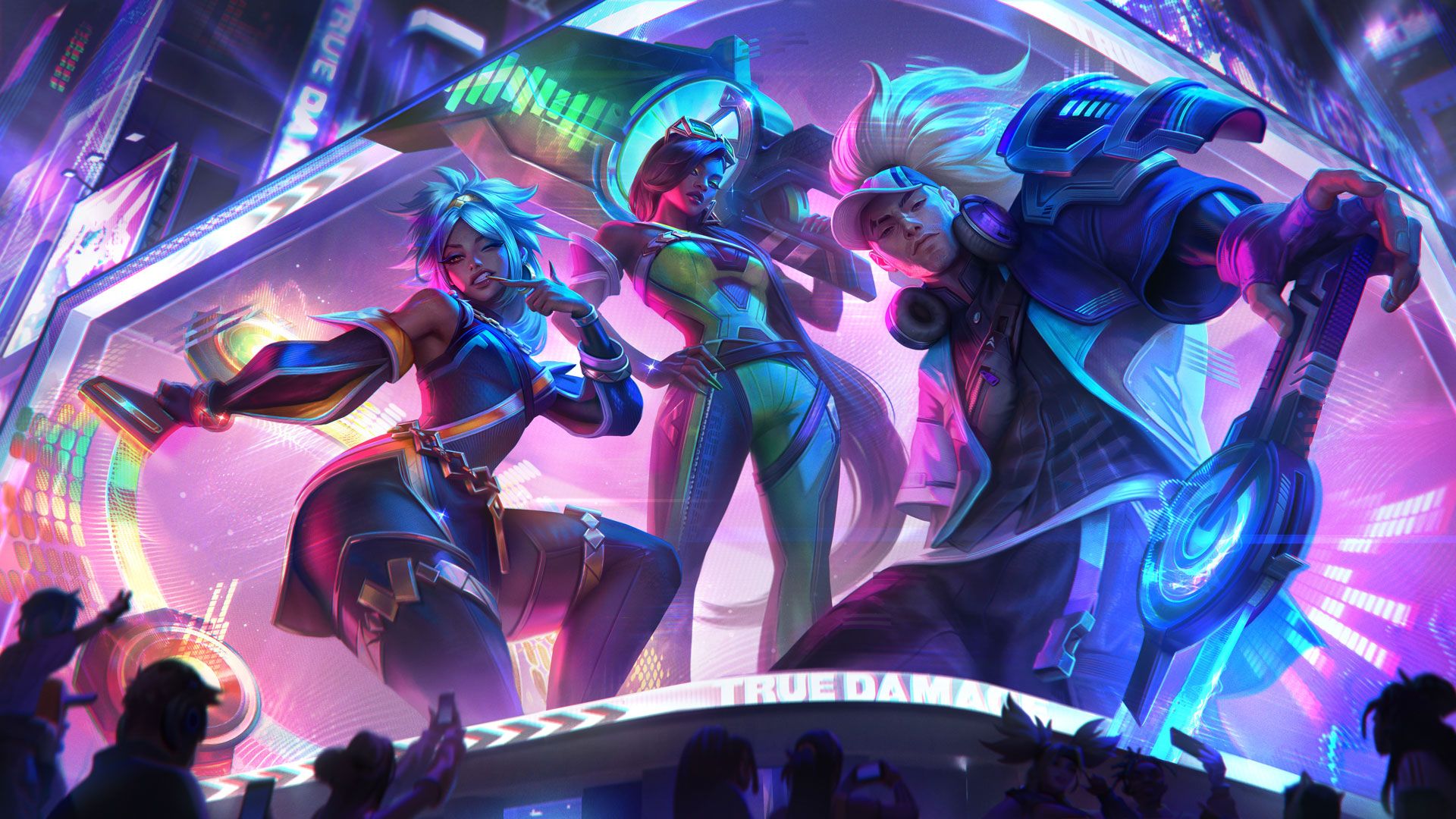 Senna, Qiyana and Yasuo
