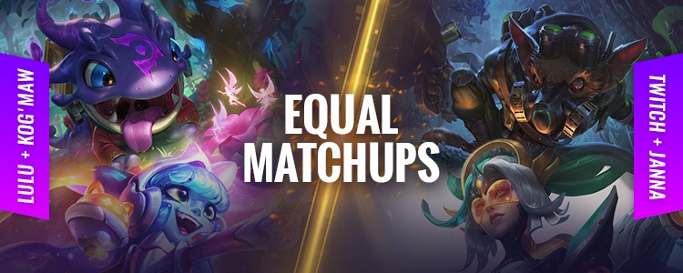 equal matchups