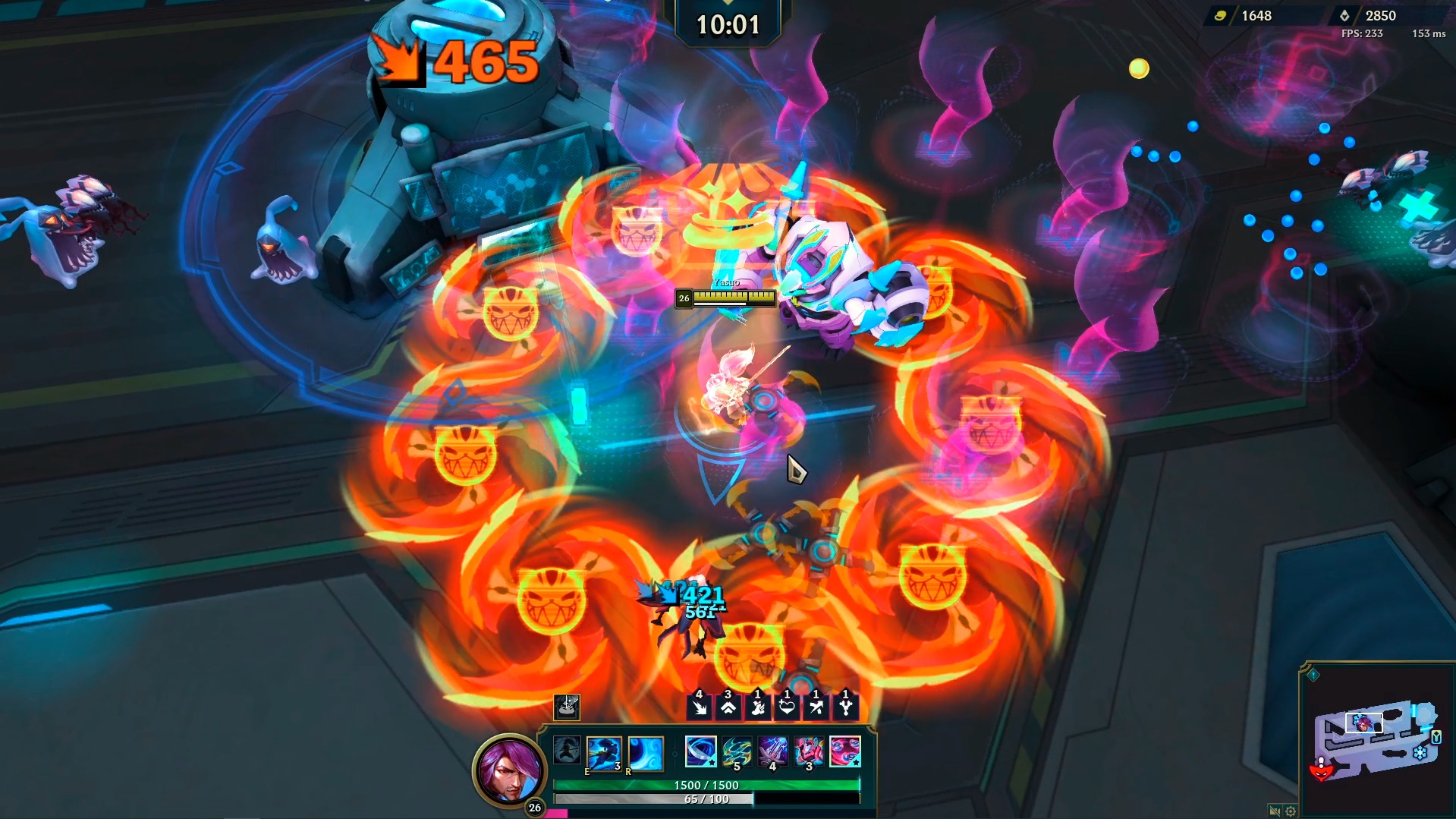 Yasuo on Subterranean Lab Map