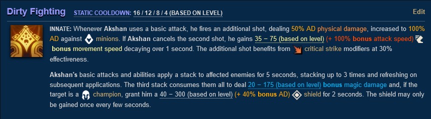 Akshan Passive