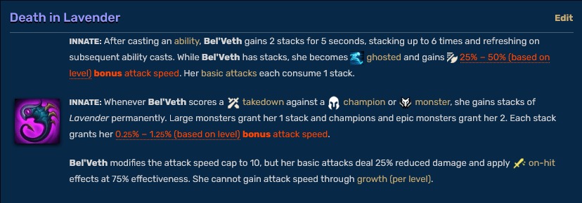 Bel'Veth Passive