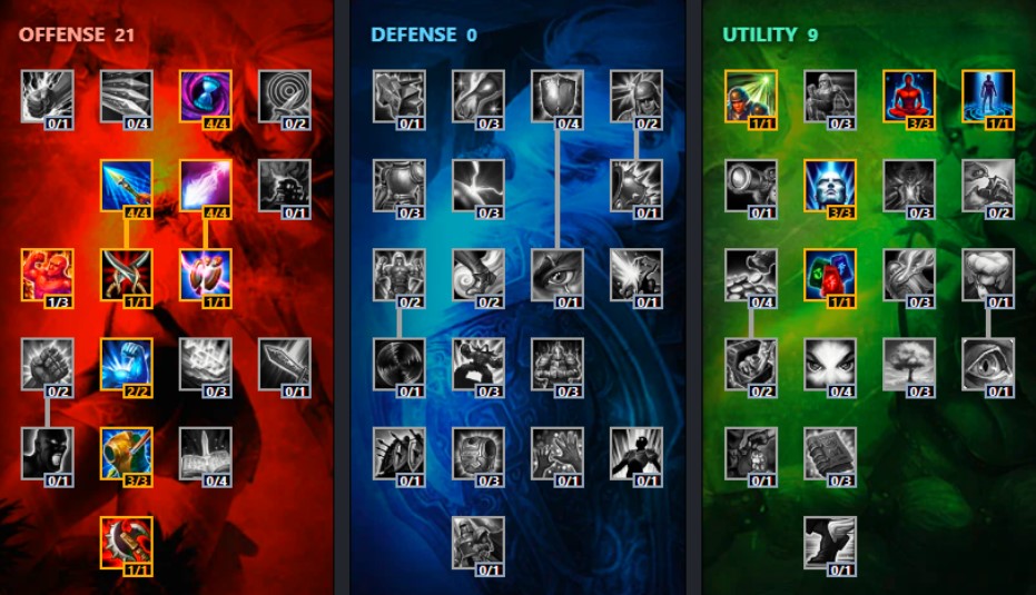 ezreal classic masteries