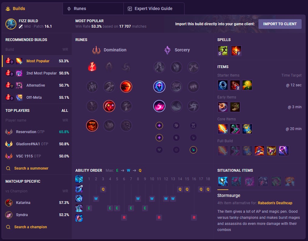 Fizz build