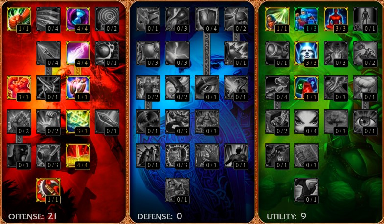 Galio Lol Classic Masteries