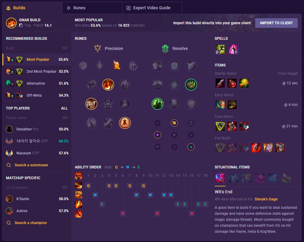 Gnar build
