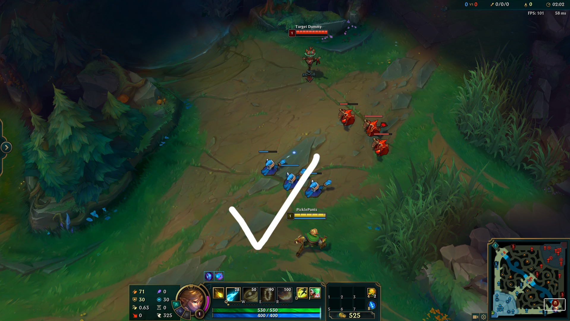Good Positioning vs Blitzcrank