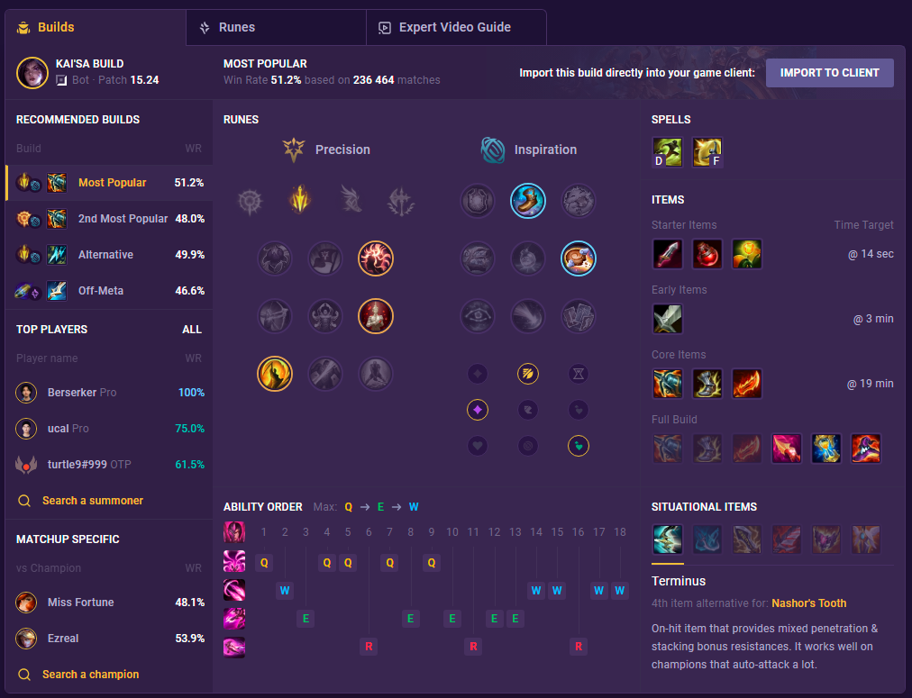 kaisa build
