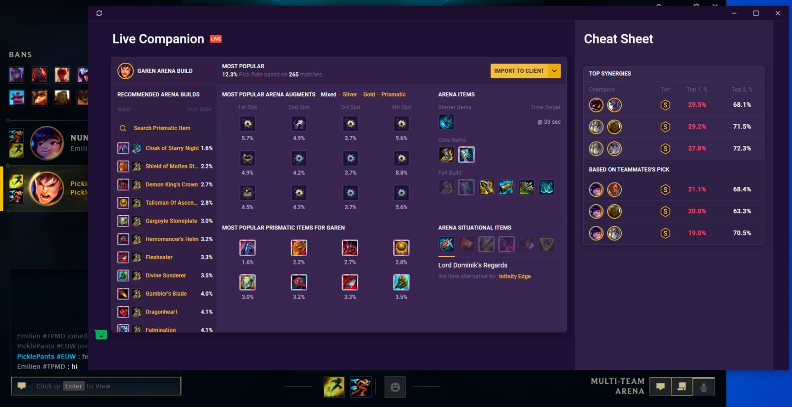 Best Duos Arena Mode