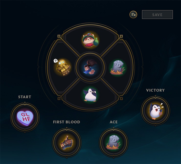 Emote Wheel LoL
