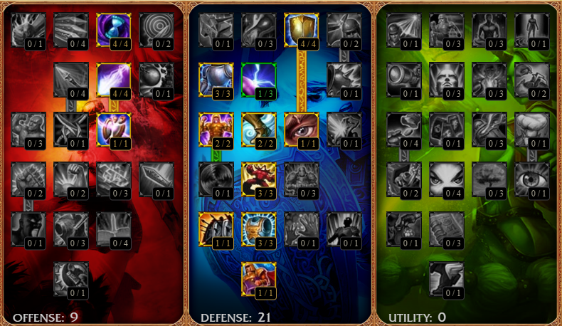 Malphite Masteries