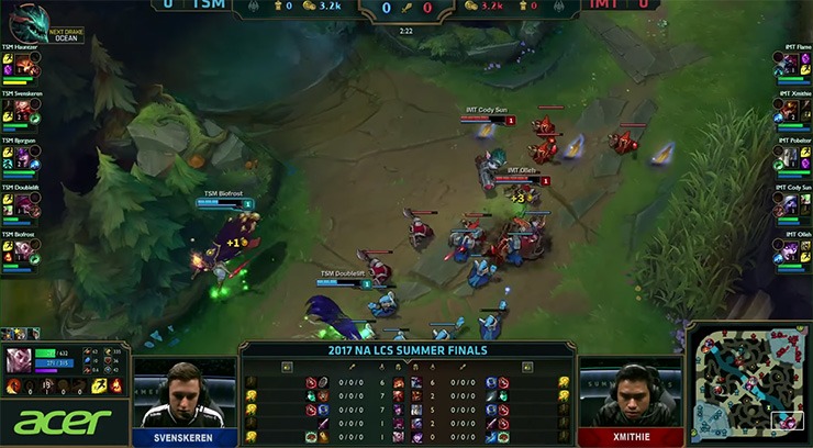 Morgana Positioning in Lane