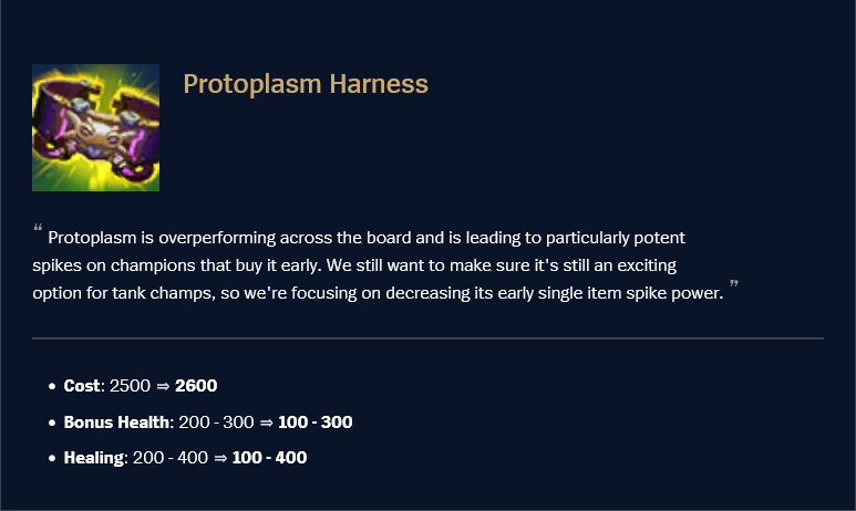 Protoplasm Harness