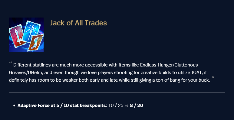 Jack of All Trades