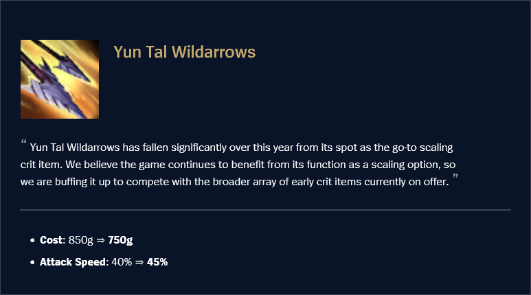 Yun'Tal Wildarrows