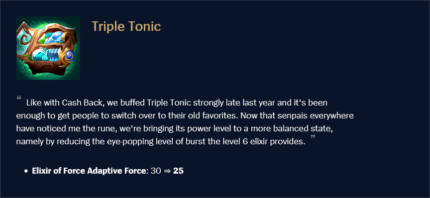 Triple Tonic