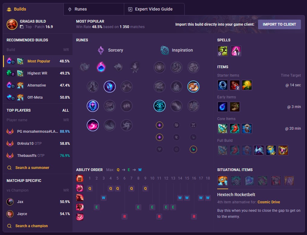Gragas build