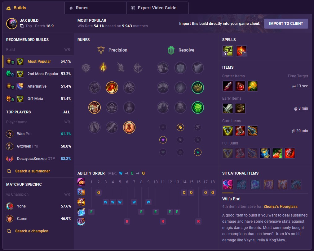 Jax build