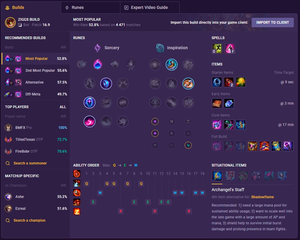Ziggs build