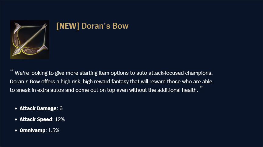 dorans bow