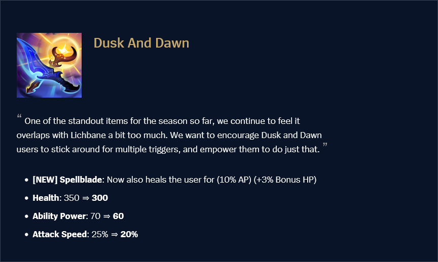 dusk and dawn
