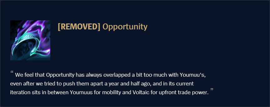 opportunity