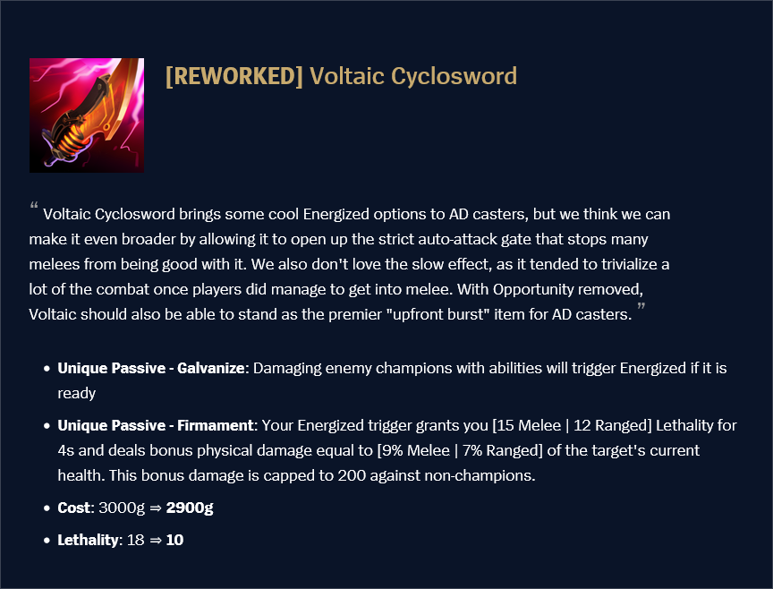 voltaic cyclosword