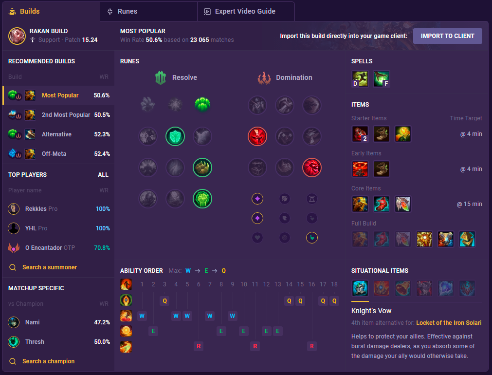 rakan build