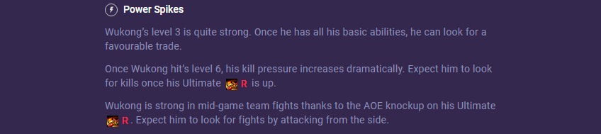 Wukong Power Spikes