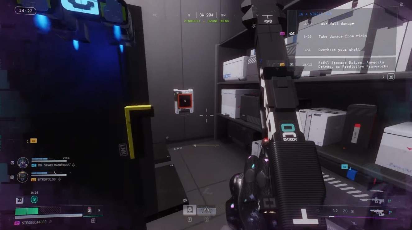 right room back wall terminal