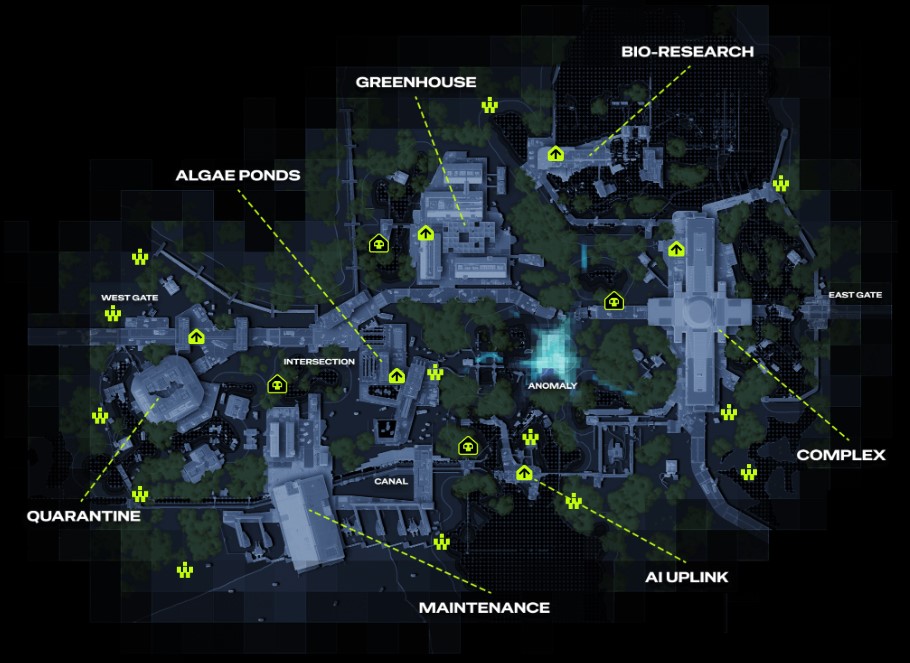 dire marsh spawn points and exfils map