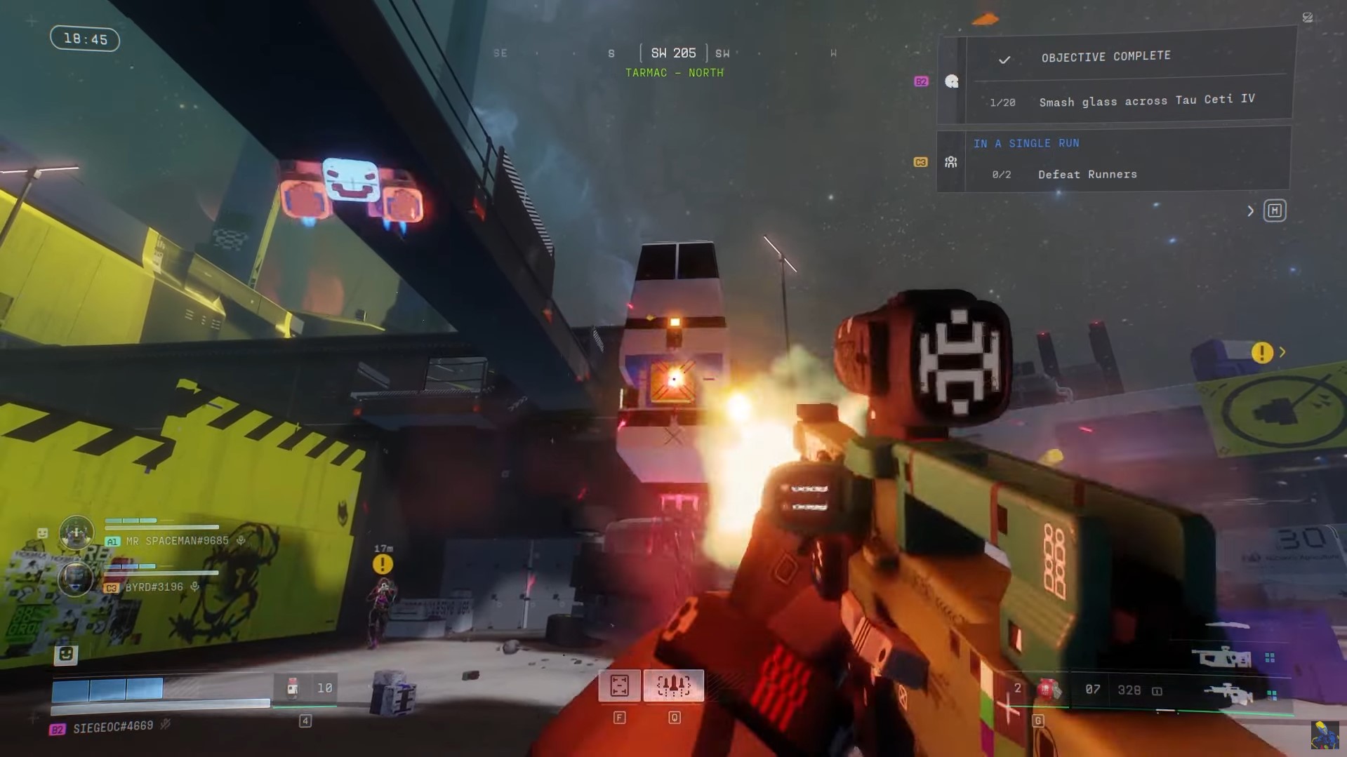 four red quares convoy