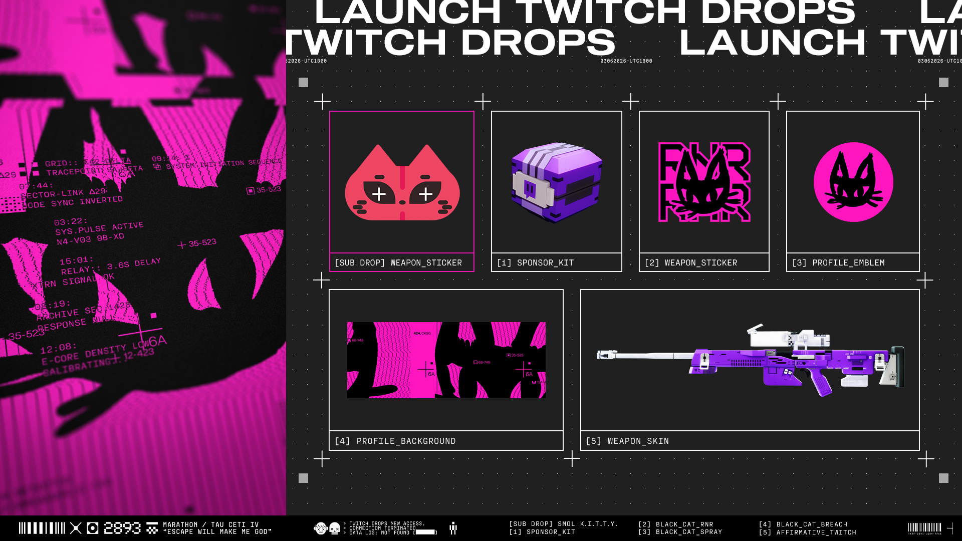 launch twitch drops season 1 marathon