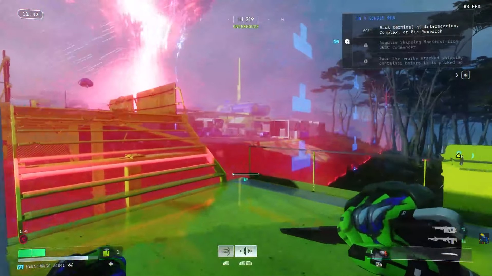 red barrier lockdown event