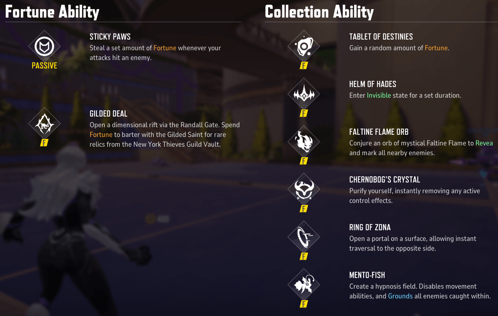Collection Abilities