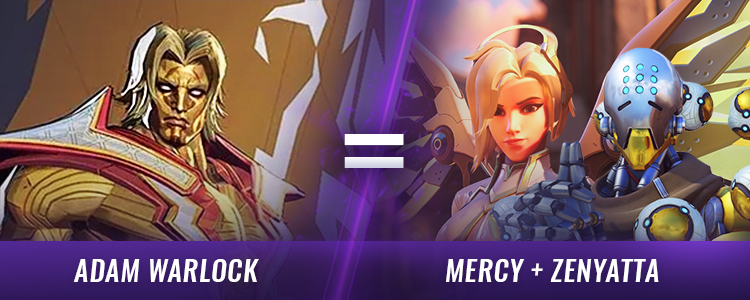 Adam Warlock compared to Mercy Zen