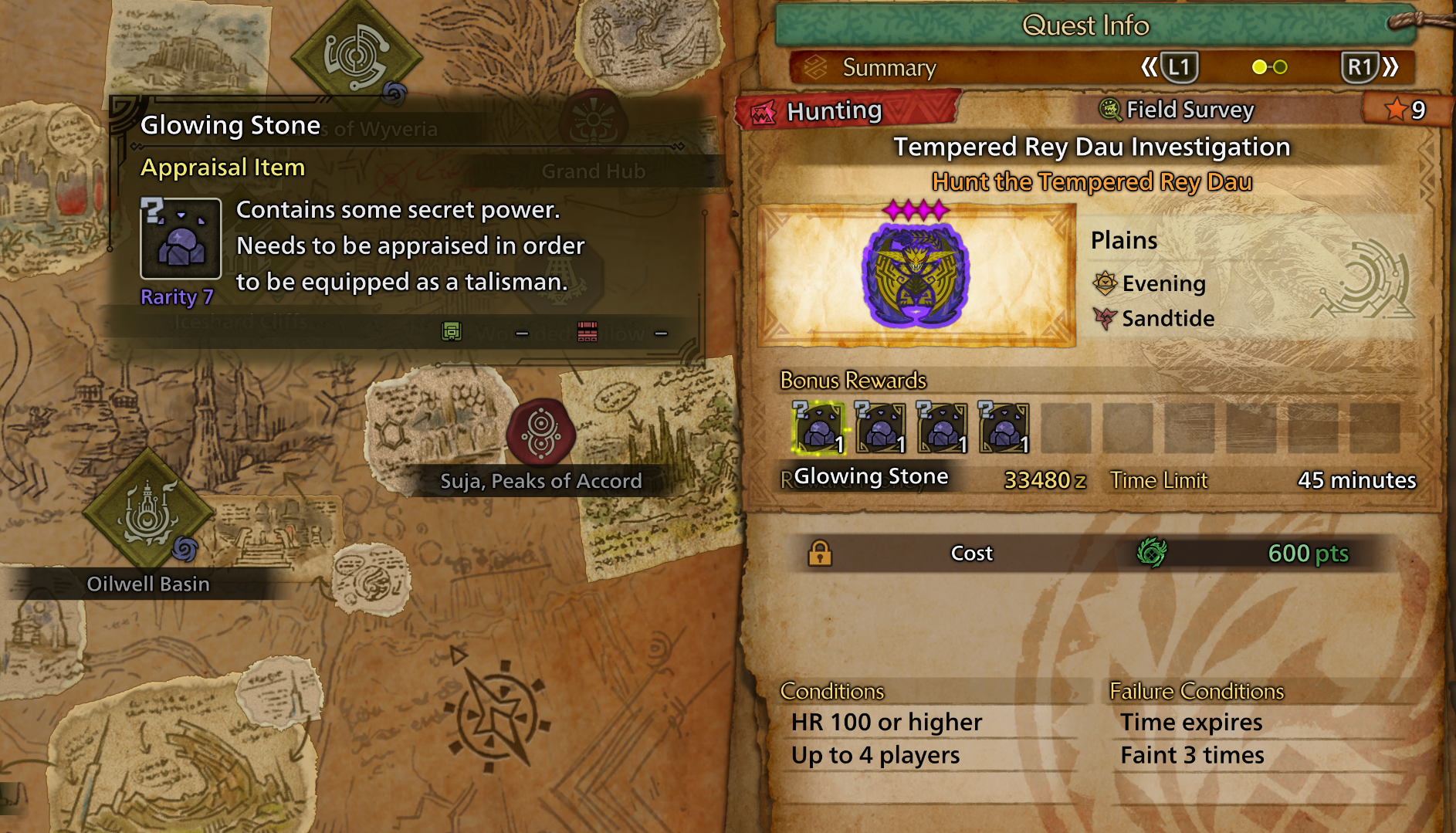 Glowing Stone Rarity 7