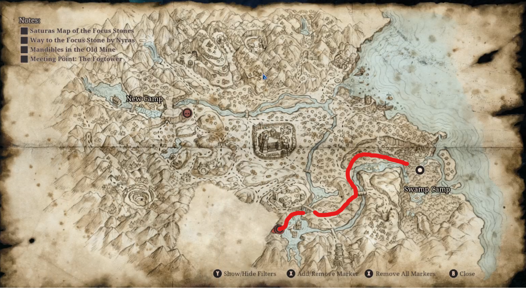 xardas tower map location