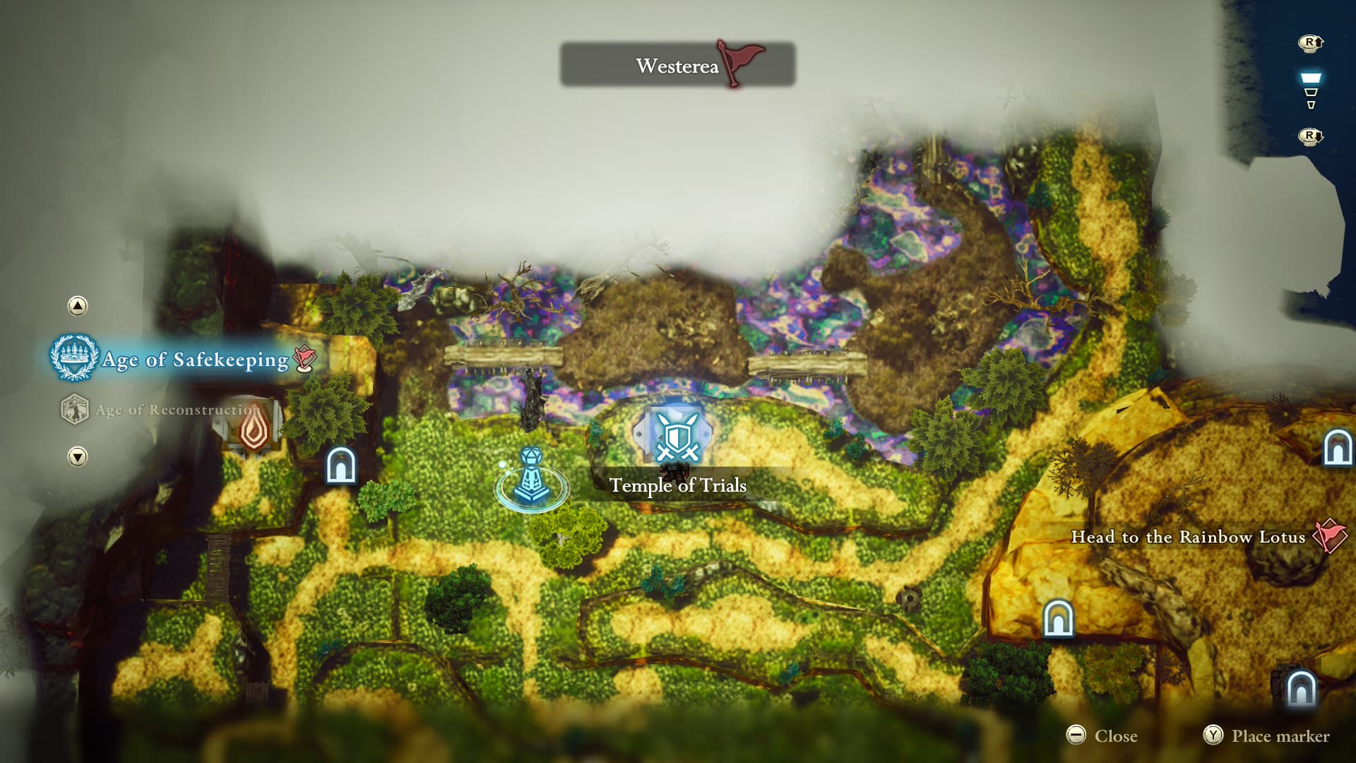 adventures of elliot temple of trials location