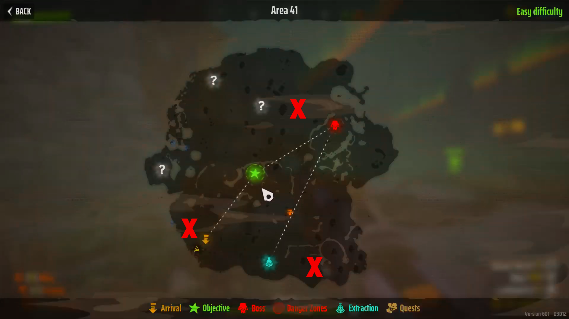 area 41 disc locations