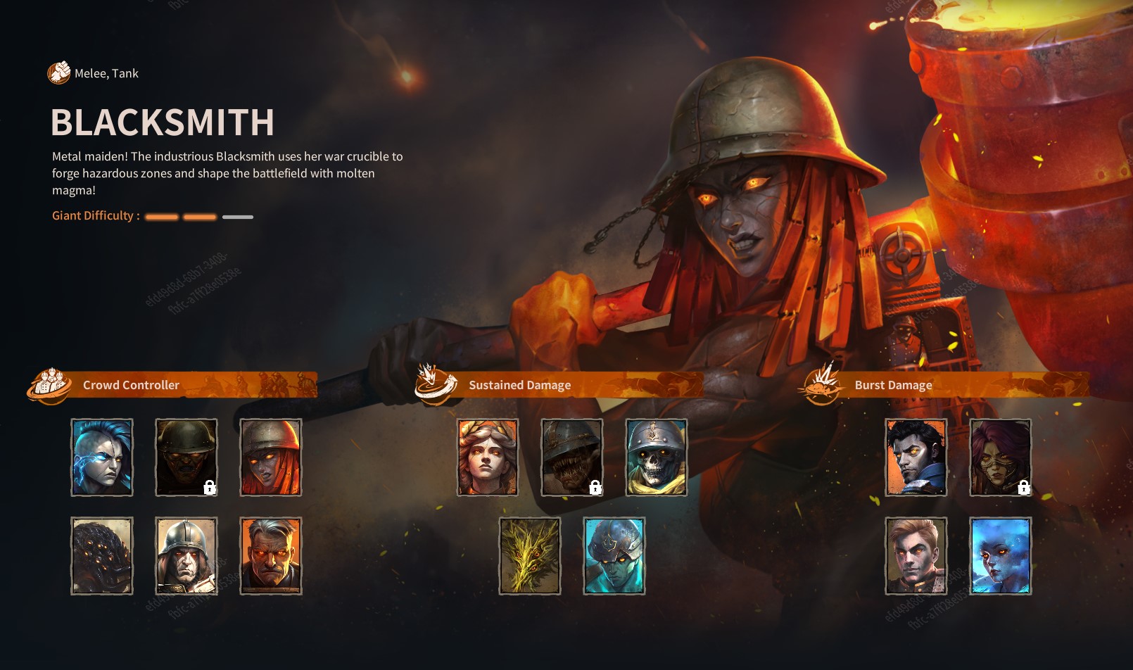 march of giants blacksmith