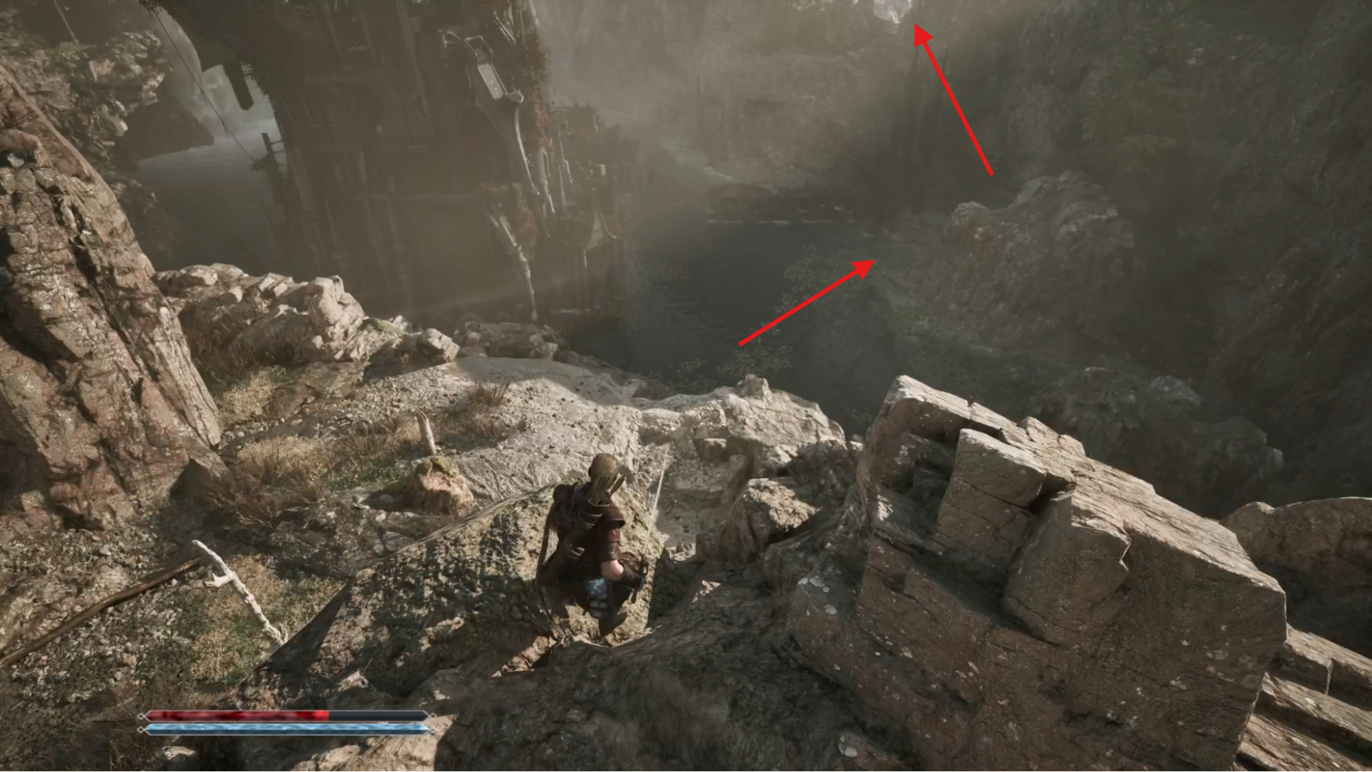 broken bridge path