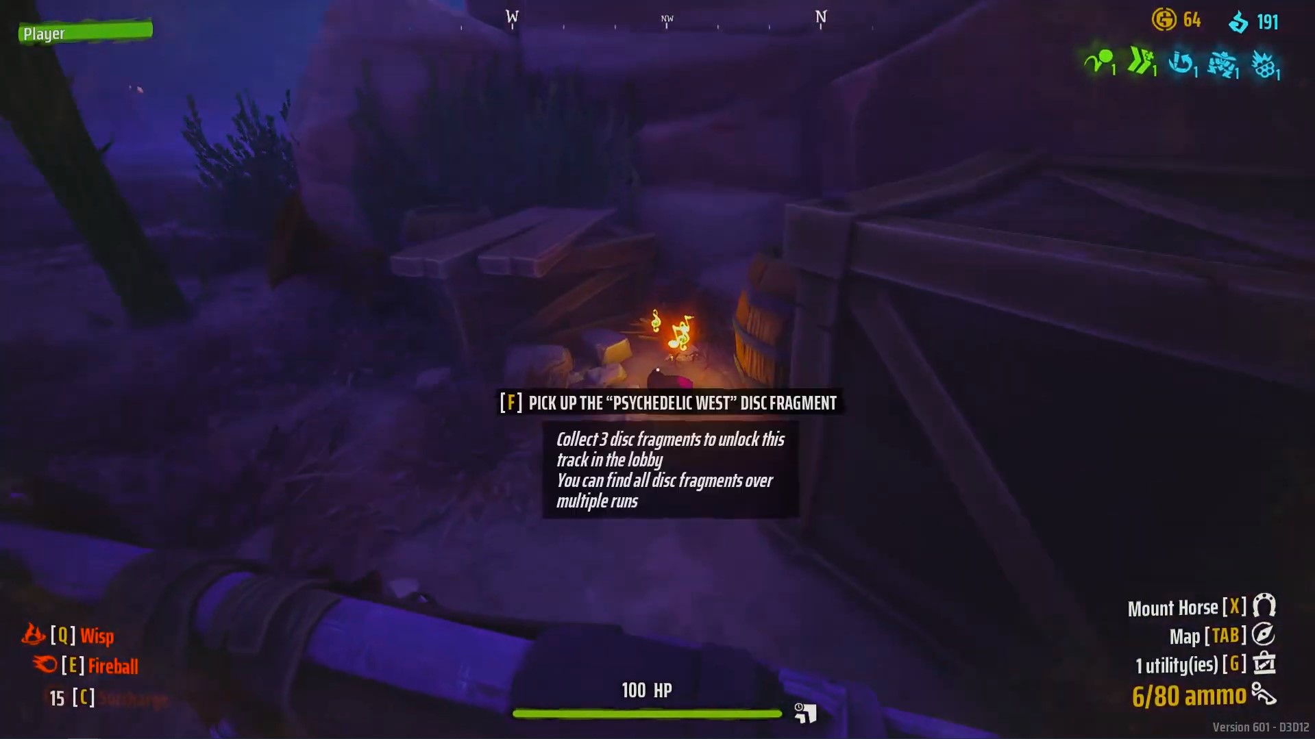 Far Far West Psychedelic West Theme Disc Fragment Location Guide