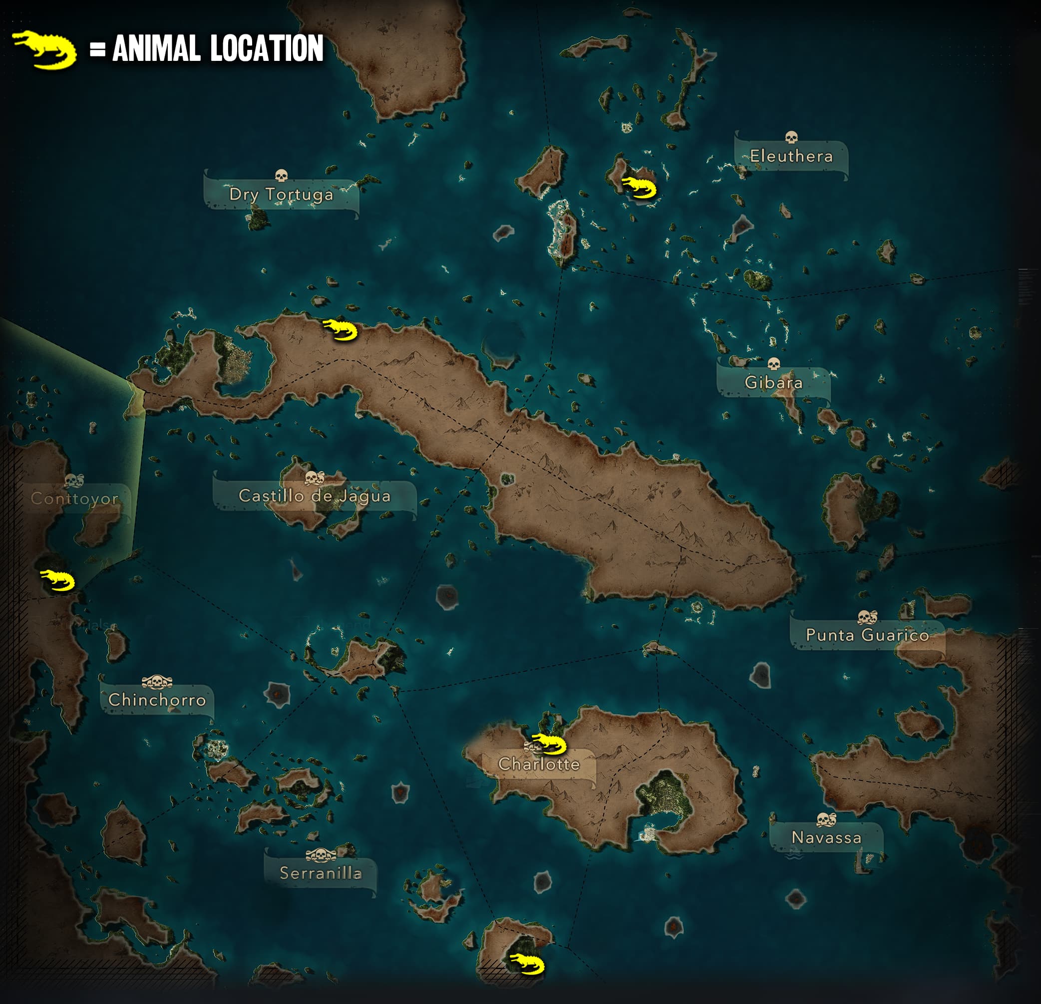Crocodile Locations