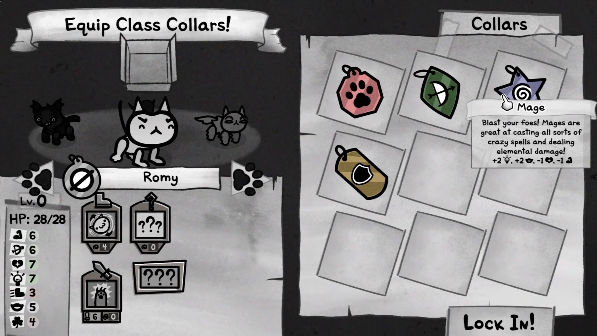 equipping collars phase