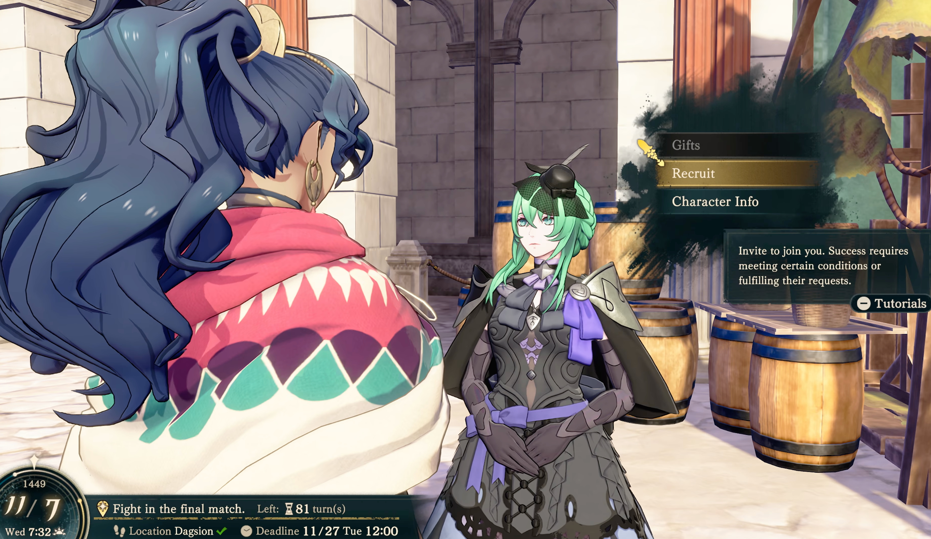 fire emblem fortune's weave recruit