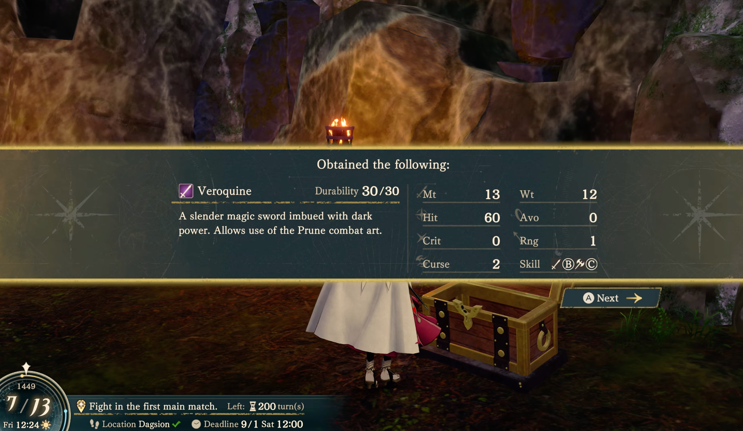 fire emblem fortune's weave treasure chest