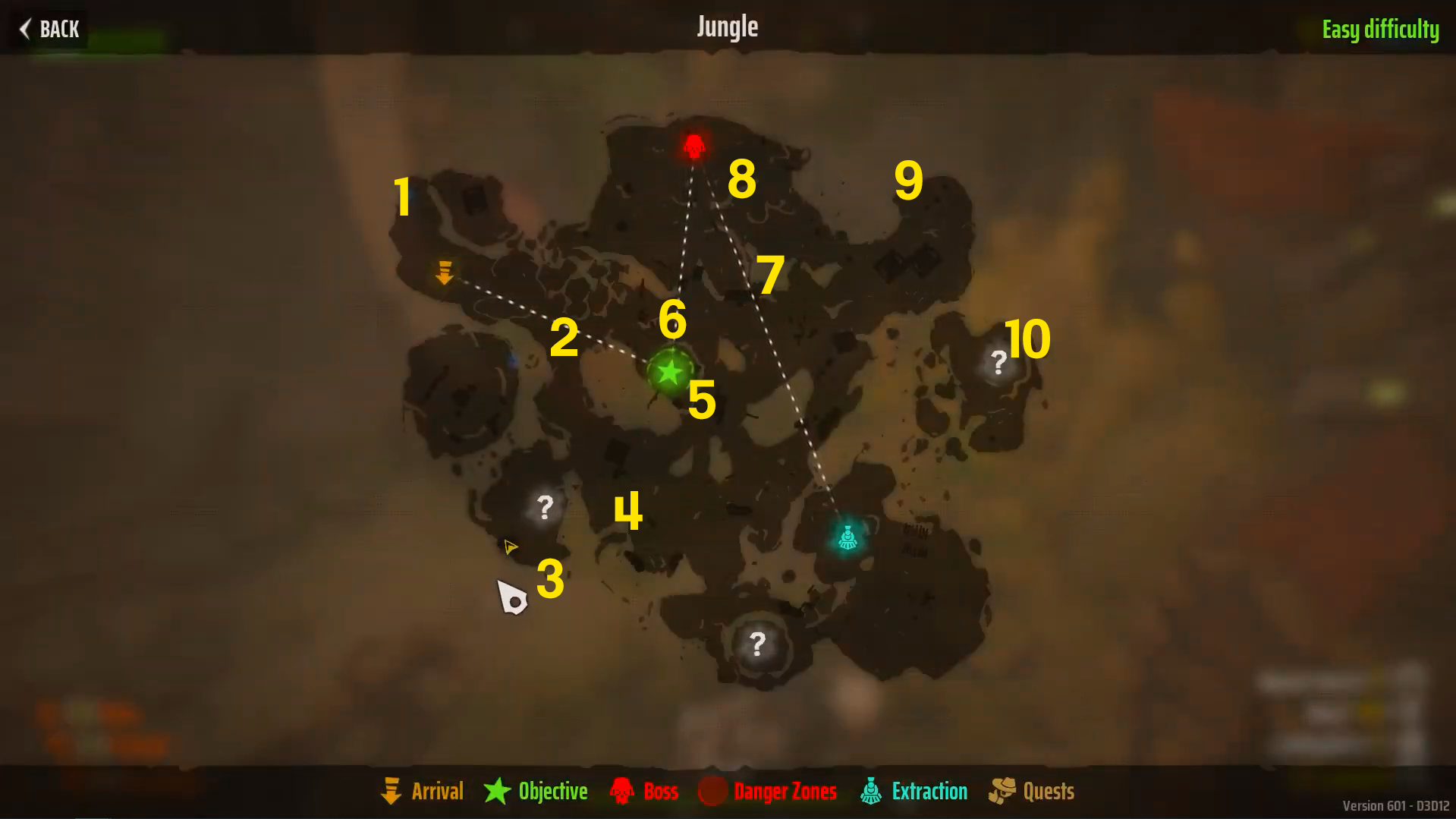 Jungle Grave Locations