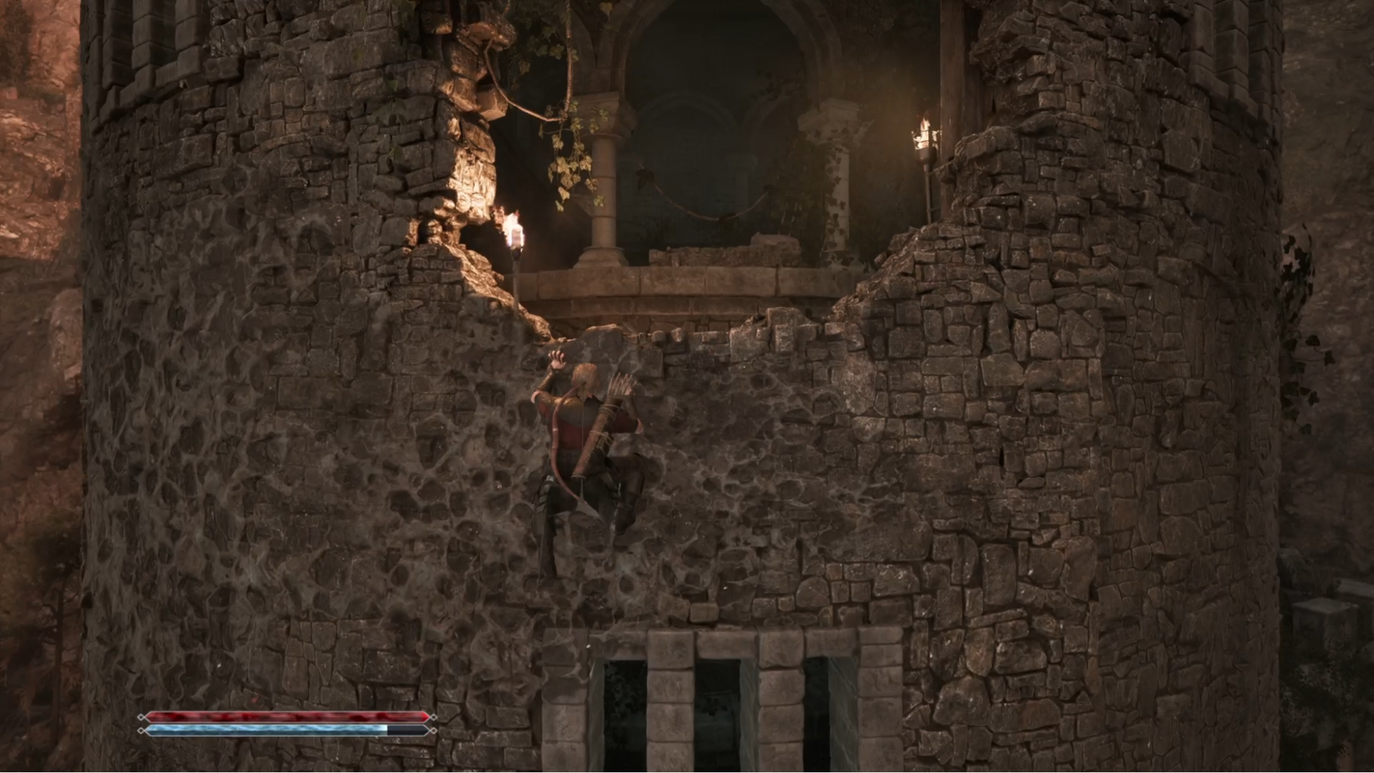 opening in wall